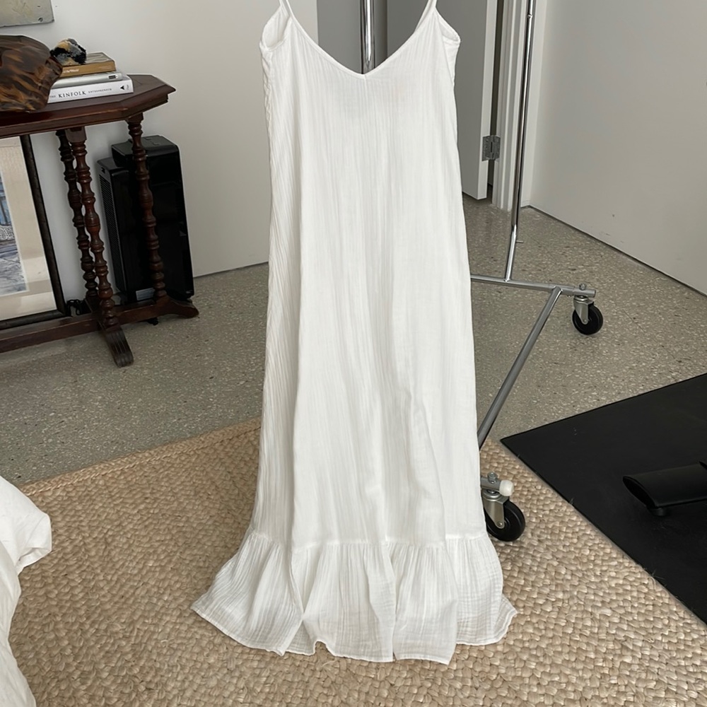 Sézane low back cotton dress